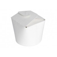 Mini contenitore tondo cartone bianco laminato, 250 ml (500 pcs)