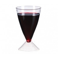 Bicchiere in plastica da vino con gambo, 150 ml (120 pcs)