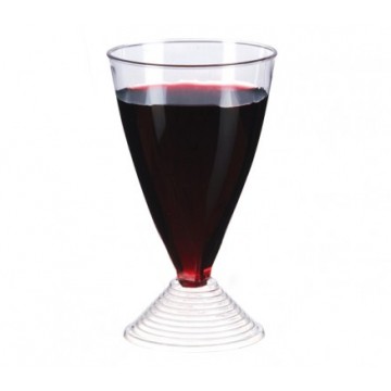 Bicchiere in plastica da vino con gambo, 150 ml (120 pcs)