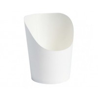 Mini contenitore wrap bianco, diametro 4,9 x h 7,9 cm (500 pcs)
