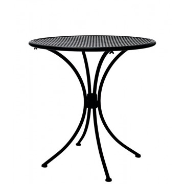 Tavolo da esterno in metallo verniciato - Ø 70 x H72 cm