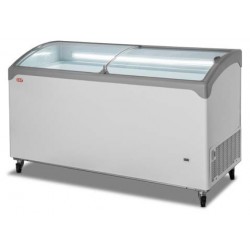 Conservatore a pozzetto a refrigerazione statica, chiusura con vetri curvi (BT) -15/-18ºC