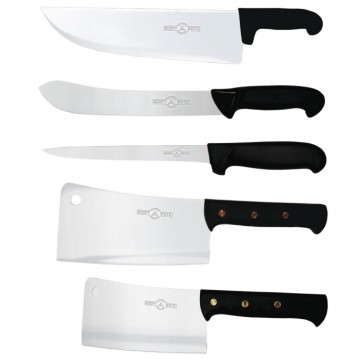 Set coltelli professionali per Macelleria in acciaio inossidabile - 12 Pezzi