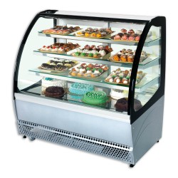 Vetrina pasticceria a refrigerazione ventilata LX (-1/+5ºC) 1305x840x1327 mm