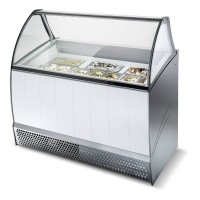 Vetrina gelato promozionale a refrigerazione ventilata