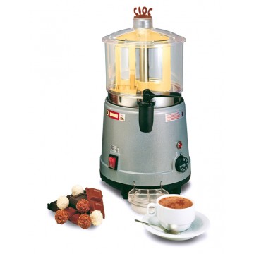 Cioccolatiera professionale a cottura con contenitore trasparente da 5 litri Cioccolatiera professionale a cottura con contenitore trasparente da 5 litri