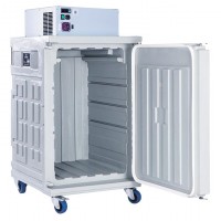 Contenitore refrigerato, frigorifero mobile, zaino frigo tetto, statico (0°/+10°C) Capacità 370 Lt.