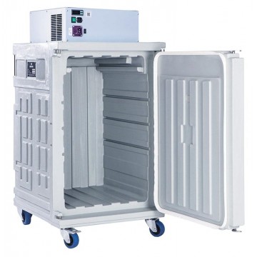 Contenitore refrigerato, frigorifero mobile, zaino frigo tetto, statico (0°/+10°C) Capacità 370 Lt.