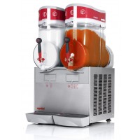 Granitore Sorbettiera inox 2 vasche, capacità 15+15 litri