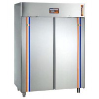 Armadio refrigerato di Fermalievitazione in acciaio inox per Pasticceria - 2 PORTE - 1500x820x2020h mm