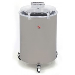 Centrifuga professionale per insalate in Acciaio Inox. Capacità per ciclo 12 Kg. Produzione 240-720 Kg/ora