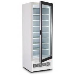 Espositore verticale a refrigerazione ventilata, Porta a Vetro (TB -18/-16ºC) 230 Lt - 520x740x1935 mm