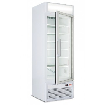 Espositore verticale a refrigerazione statica, Porta a Vetro (TB -18°C) 285 Lt - 670x675x1960 mm