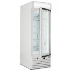 Espositore verticale a refrigerazione ventilata, Porta a Vetro (TB -18/-16°C) 335 Lt. - 670x885x1960 mm
