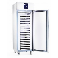 Armadio refrigerato in acciaio inox, PASTICCERIA, Porta a Vetro (TN -2/+10ºC) 605 LT