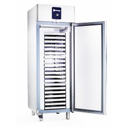 Armadio refrigerato in acciaio inox, PASTICCERIA, Porta a Vetro (BT -15/-22ºC) 605 LT