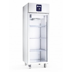 Armadio refrigerato in acciaio inox, Porta a Vetro, Versione Premium (TB) -15/-22ºC