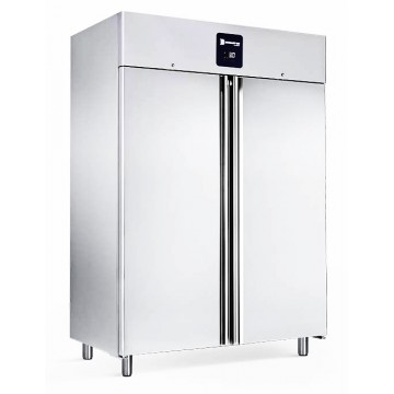 Armadio refrigerato in acciaio inox 2 Porte, Versione Premium (TN) -2/+8ºC