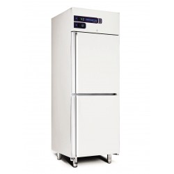 Armadio refrigerato in acciaio inox, 2 Vani Separati (BT/BT) -15-22/-15-22ºC