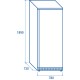 ARMADIO CONGELATORE IN ABS - 600 LT