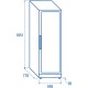 Cantina refrigerata da 480 Lt. Free-standing (DOPPIA TEMPERATURA)