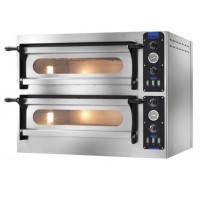 FORNO PIZZA PROFESSIONALE 6+6 PIZZE CON PIEDISTALLO