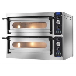 FORNO PIZZA PROFESSIONALE 6+6 PIZZE CON PIEDISTALLO