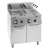 CUOCIPASTA GAS 2 VASCHE - 26+26 LT.