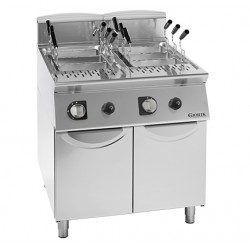 CUOCIPASTA GAS 2 VASCHE - 26+26 LT.