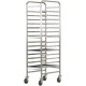 Carrello portateglie inox