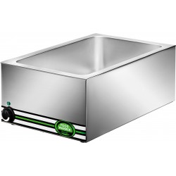 Tavola calda bagnomaria in acciaio inox - 57x37x22h