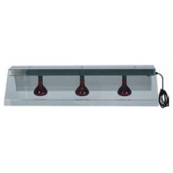 Telaio con 1 lampada a raggi infrarossi da appendere - 45x68x25h