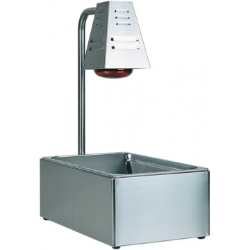 Contenitore GN con lampada a raggi infrarossi - 60x33x68h