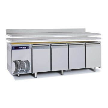 Tavolo da laboratorio a refrigerazione ventilata 4 PORTE (-15/-22°C) 538 Lt - PROF. 70 cm