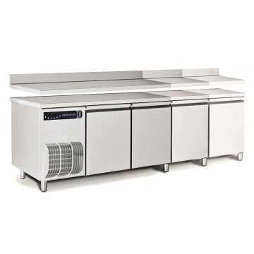 Tavolo refrigerato da laboratorio 3 vani (-2/+8°C) 560 Lt - PROF. 80 cm