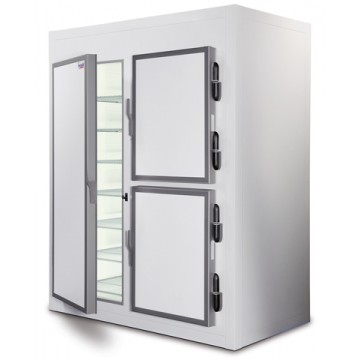 Armadio Frigorifero modulare Multi Cabinets ISO 06 TN (2 Moduli: 1 Porta Cieca+2 Sportelli Ciechi) con 2 kit griglie interne