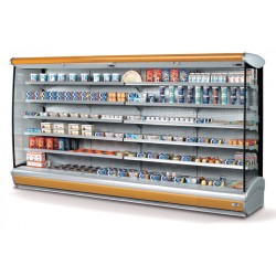 Espositore murale per unità remote a refrigerazione ventilata (TN -1/+5ºC) 3865x890x2030 mm