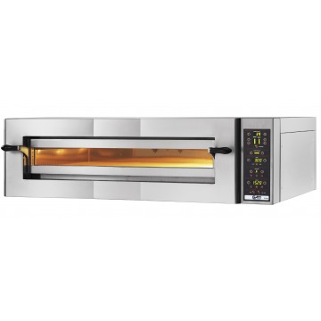 Forno elettronico modulare KING6G a 1 camera con porta in acciaio inossidabile - Capacità 6 Pizze x 34 cm