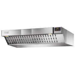 Cappa aspirante in acciaio inox per forno elettronico pizze KING9