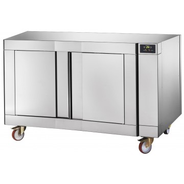 Cella di lievitazione in acciaio inox per forno elettronico pizze KING4  Armadi Riscaldati Lievitatori