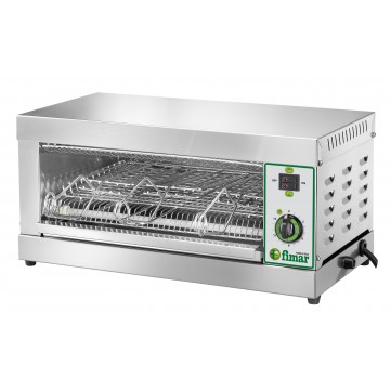 Tostiera con struttura in acciaio inox, 3 pinze - 2200 W - 230V 1PH
