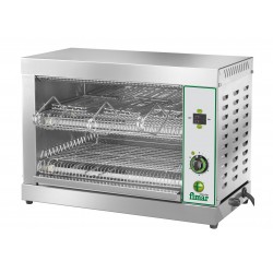 Tostiera con struttura in acciaio inox, 6 pinze - 3300 W - 230V 1PH