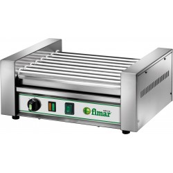 Cuoci hot dog in acciaio inox. 3 livelli di potenza di cottura. 1800 W - 230V 1PH