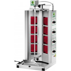 Gyros elettrico 4+4 resistenze a infrarossi. 5,6 kW - 230/400V 3PH