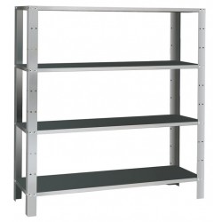 Scaffalatura inox ripiani lisci - PROF. 40 cm