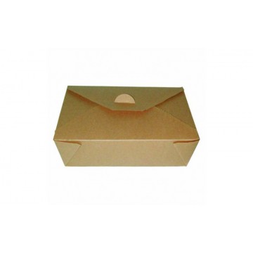 Contenitore asporto cartone kraft interno laminato, 1000 ml (200 pcs)