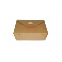 Contenitore asporto cartone kraft interno laminato, 1500 ml (200 pcs)