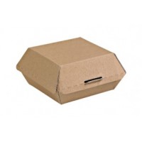 Scatola hamburger cartone kraft 13,5 cm (500 pcs)