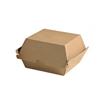 Scatola hamburger cartone kraft 14,5 cm (500 pcs)