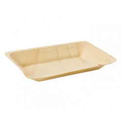 Piatto quadrato in legno Scandinavia 19 cm (500 pcs)